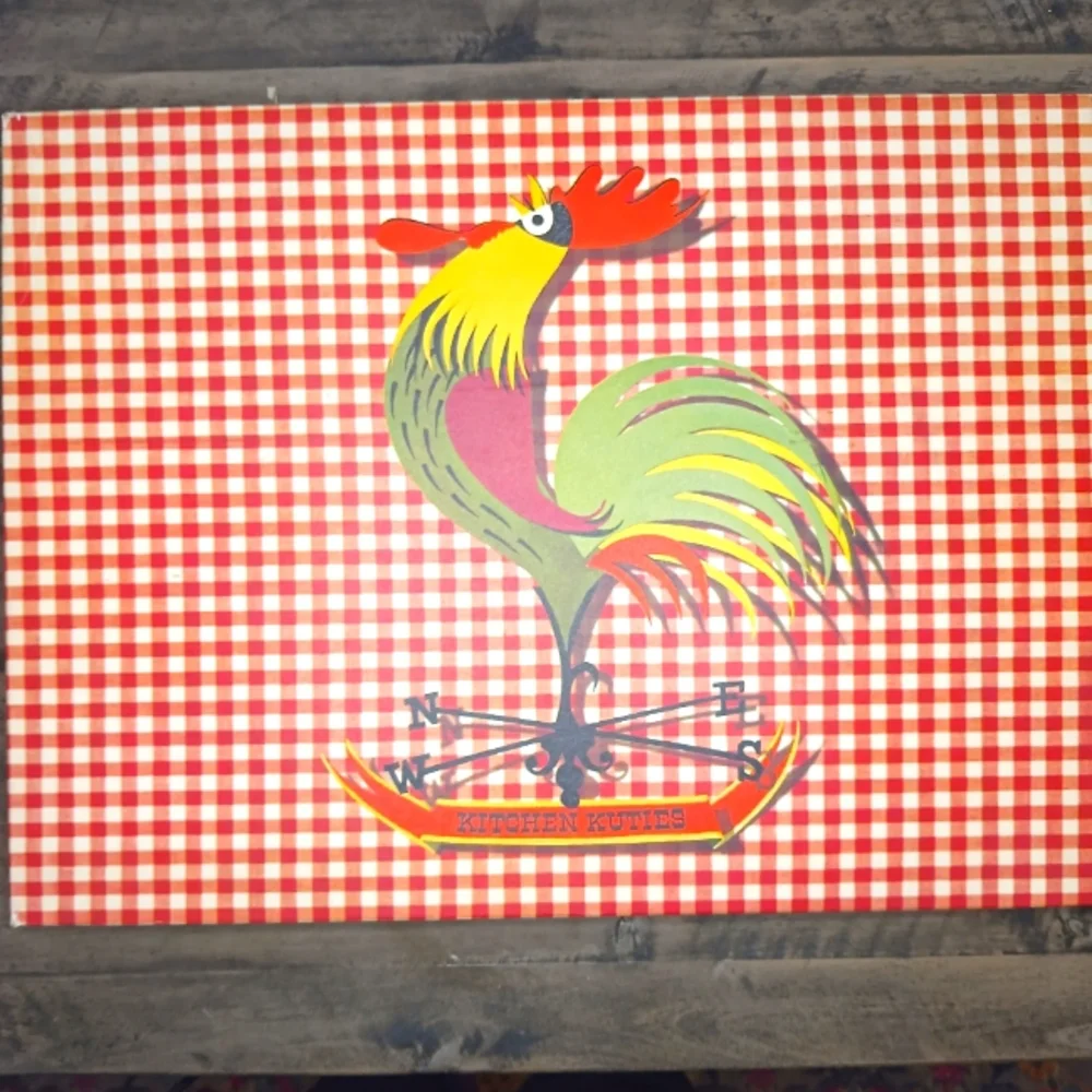 Vintage Bread Board and Kitchen Towels in Original Packaging